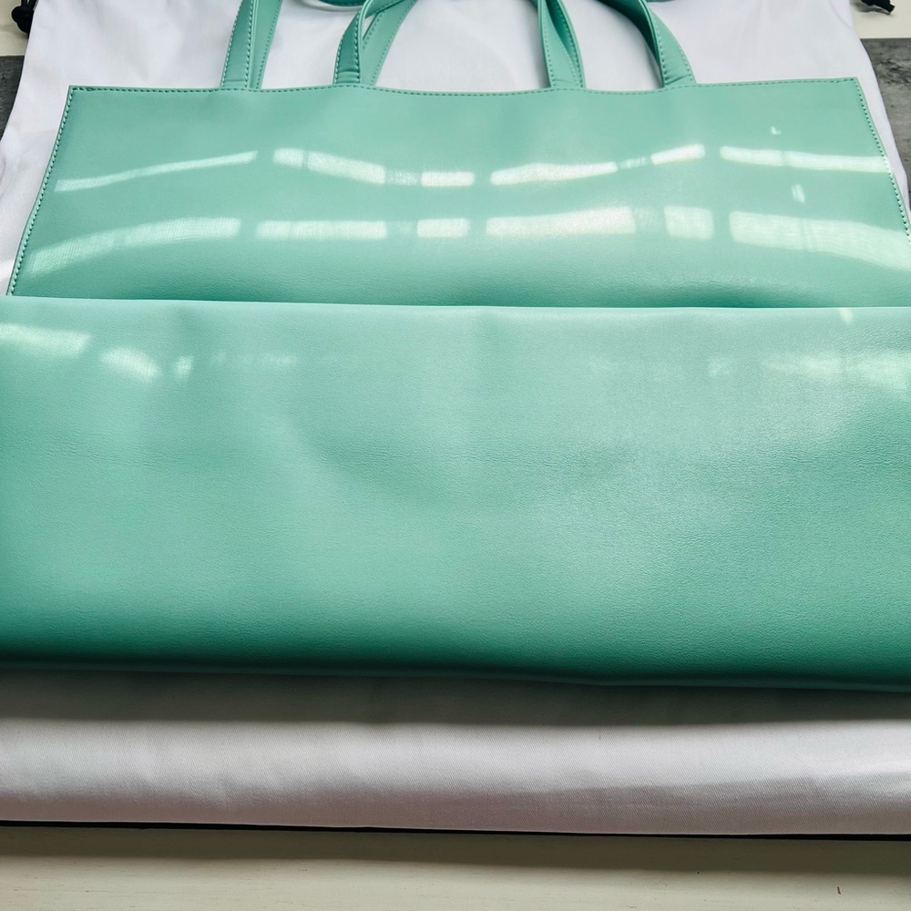 TELFAR Large Shopping Bag-Sage - Picture 3 of 4